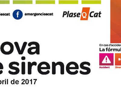 Aquest proper divendres es durà a terme una prova de les sirenes del Plaseqcat