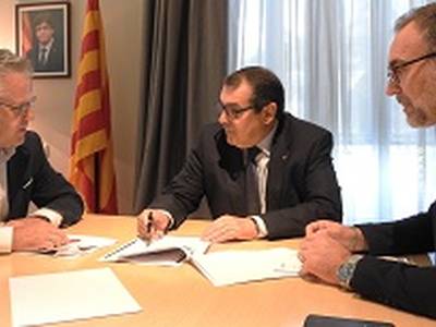 El conseller d'Interior es reuneix amb l'alcalde de Salou per tractar la seguretat del municipi