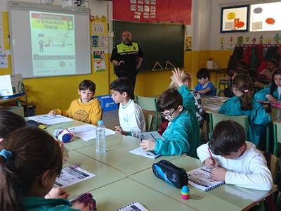 La Policia Local continua amb les jornades de mobilitat segura a les escoles