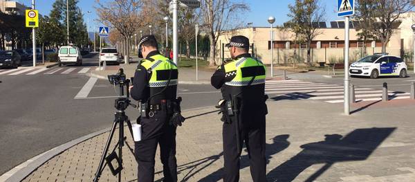 La Policia Local de Salou posa en marxa una campanya de seguretat passiva i un altra de control de velocitat en diferents punts del municipi