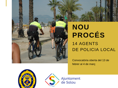 S’inicia una convocatòria de procés selectiu de 14 places per la Policia Local de Salou