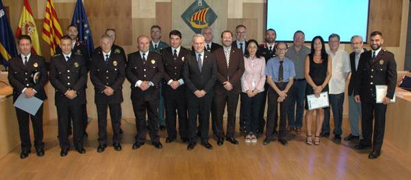 Salou celebra el Dia de la policia amb un ampli reconeixement als cossos de seguretat i societat civil