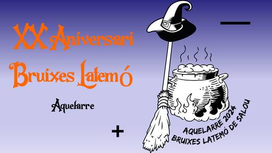 Aquelarre festiu a Salou per commemorar els 20 anys de les Bruixes Latemó