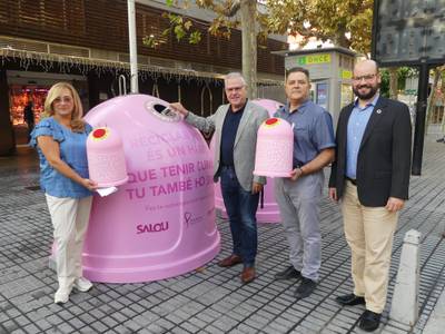 Ecovidrio i l’Ajuntament de Salou presenten la campanya solidària ‘Recicla Vidre per elles’, en col·laboració amb la Fundación Sandra Ibarra