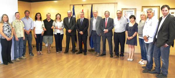 L’alcalde de Salou rep el nou comitè local de CDC Salou