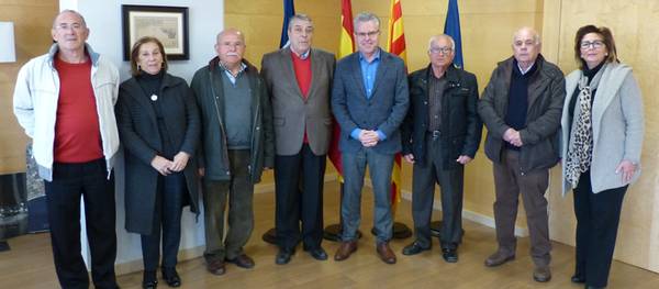 L’alcalde rep la nova junta de l’Associació de Jubilats Esplai Salou