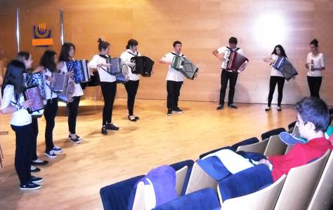 L’escola de Música d’Èibar visita l’Escola de Música de Salou