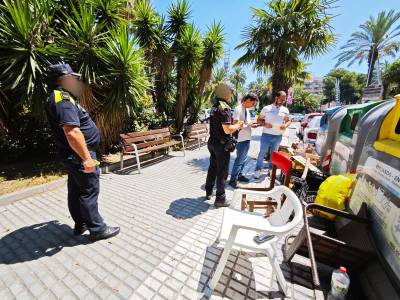 La Policia Local de Salou intensifica la lluita contra l'incivisme