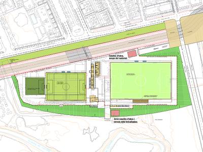 Salou adjudica les obres d’adaptació de l’Estadi de Futbol al terreny resultant de la nova canalització del Barranc de Barenys