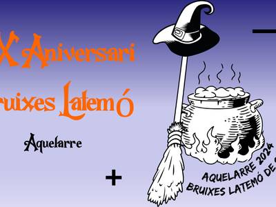 Aquelarre festivo en Salou para conmemorar los 20 años de las Brujas Latemó