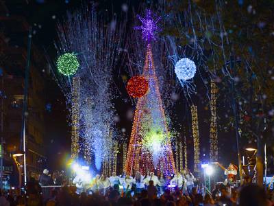 📸GALERÍA: Encendida de las luces de Navidad en Salou