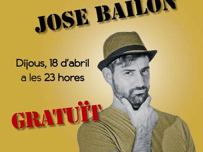 El actor, monologuista y humorista barcelonés José Bailón se sube al escenario del TAS