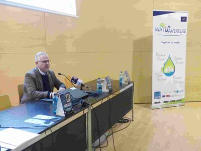 El alcalde de Salou manifiesta la necesidad de un uso racional, eficiente y responsable del agua, en el marco de la sesión divulgativa del proyecto 'LIFE Wat'Savereuse'