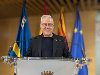 El alcalde de Salou, Pere Granados, elogia la labor y dedicación de los trabajadores municipales en la felicitación de Navidad