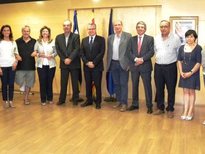 El alcalde de Salou recibe al nuevo comité local de CDC Salou