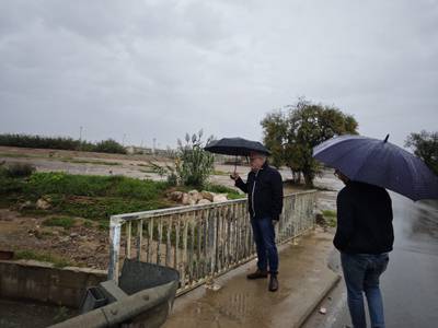 El alcalde Pere Granados visita diferentes zonas de la ciudad ante el riesgo de intensas lluvias