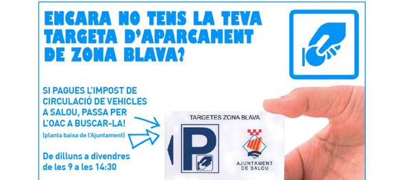 La OAC entrega las tarjetas de aparcamiento en zona azul