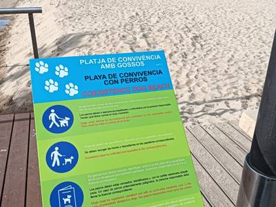 La playa de Ponent de Salou tendrá una zona de acceso para los perros, a partir del 1 de junio