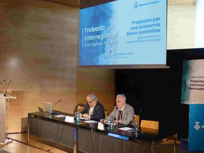 Pere Granados destaca el papel de mares y océanos como motores de la economía y el crecimiento sostenible, en el marco del Encuentro interregional de la Diputació de Tarragona