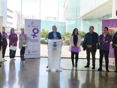 Salou reivindica la igualdad y el respeto, en el marco del Día Internacional de la Mujer
